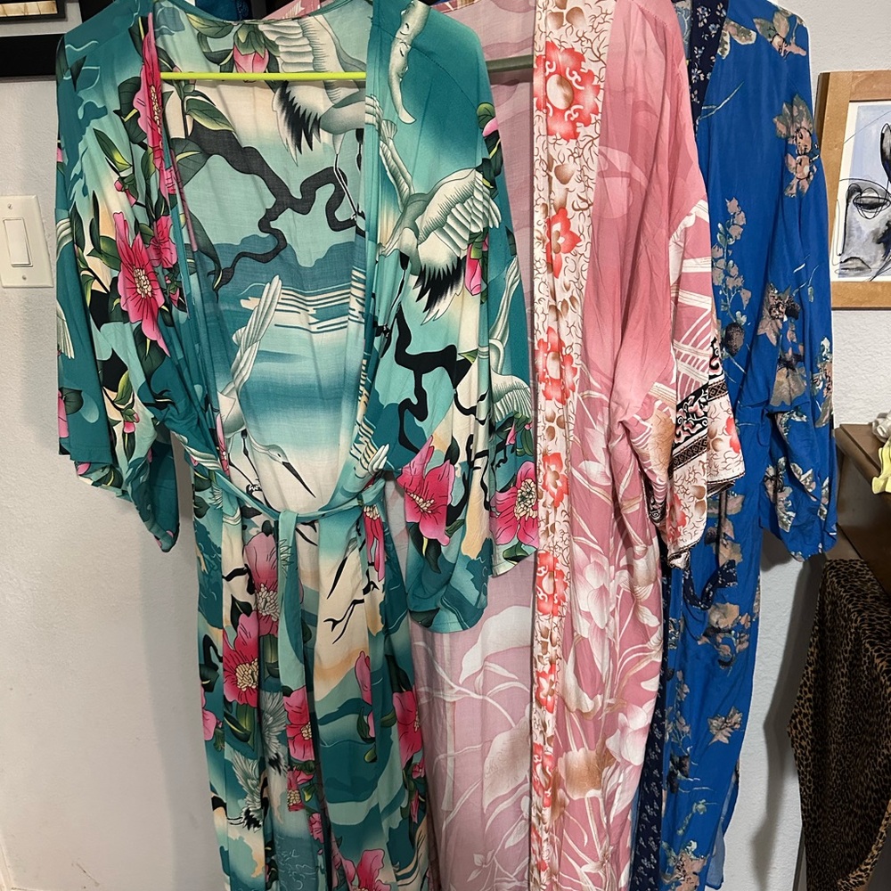 Kimono Robes Bundle of 3 OSFM